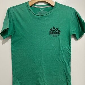 Volcom Boys Green Tee